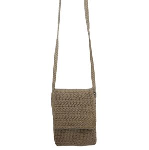 The Sak  tan woven crossbody bag
